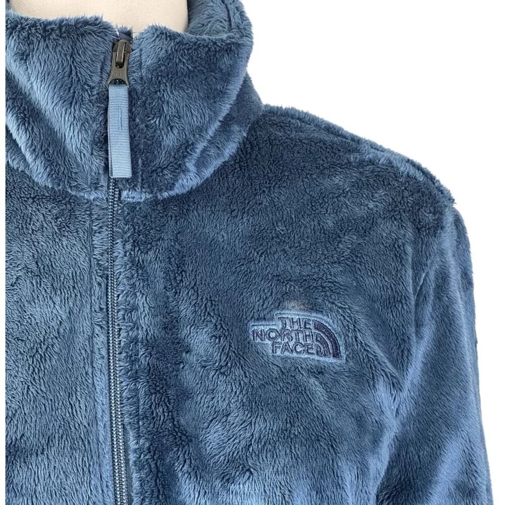 The North Face Women's Osito Jacket Full Zip Front Closure in Blue (Space) SZ M - Picture 4 of 10